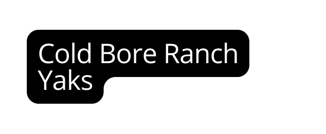 Cold Bore Ranch Yaks